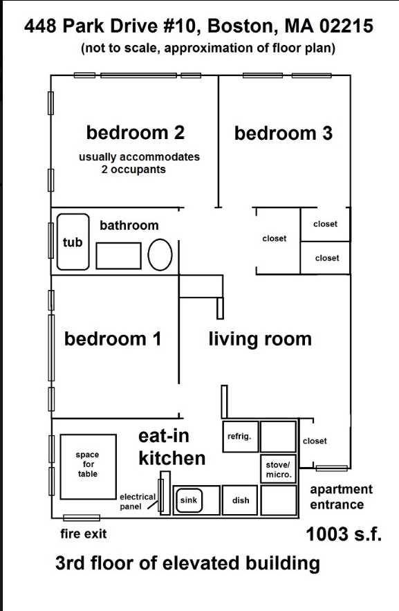 Apartment for rent at 458 Park Dr, Boston, MA 02215