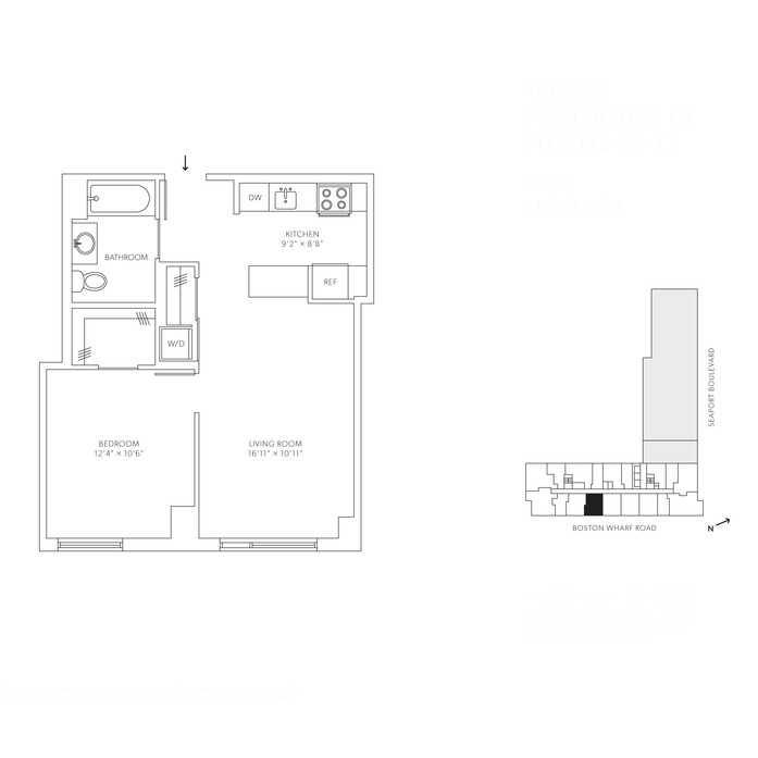 Apartment for rent at 95 Seaport Blvd, Boston, MA 02210