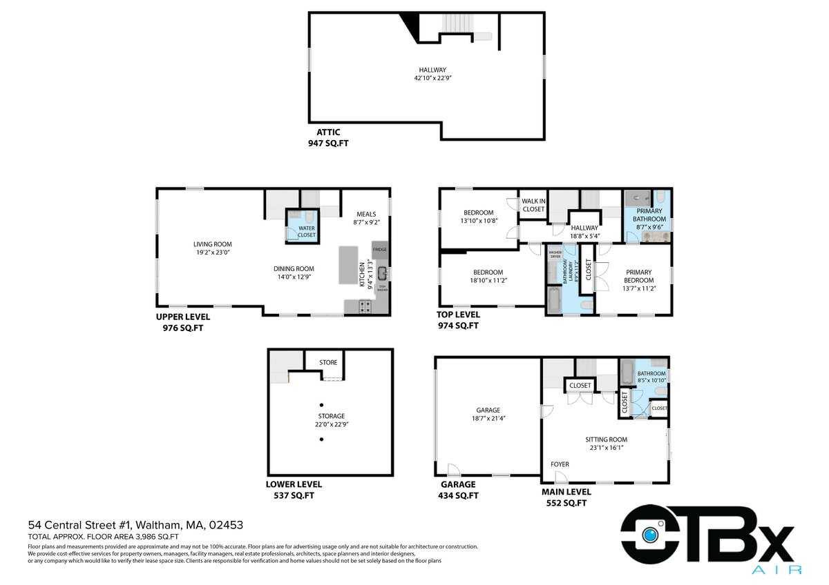 Apartment for rent at 58 Central St, Waltham, MA 02453
