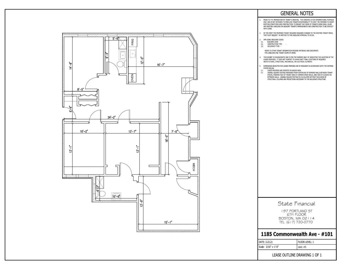 Apartment for rent at 1185 Commonwealth Ave, Allston, MA 02134