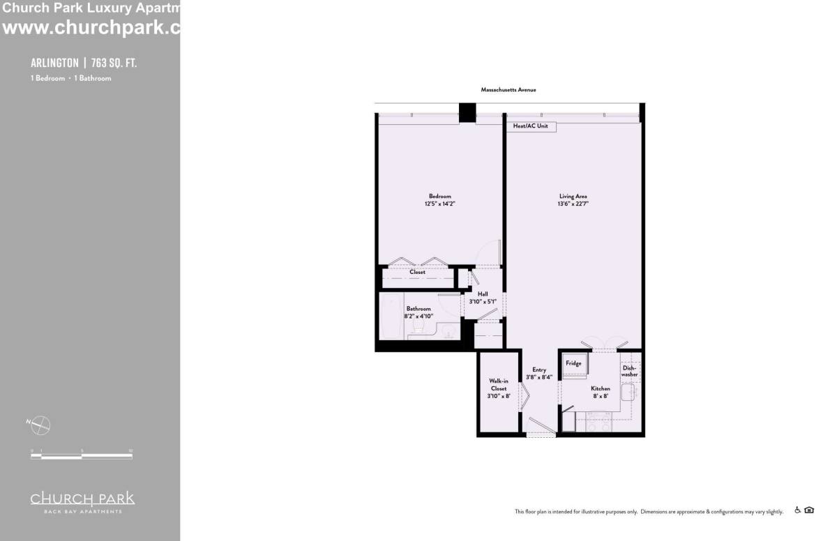 Apartment for rent at 209 Massachusetts Ave, Boston, MA 02115
