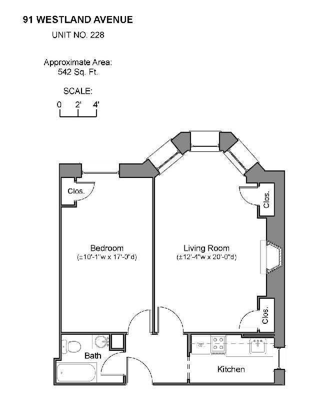 Apartment for rent at 101 Westland Ave, Boston, MA 02115