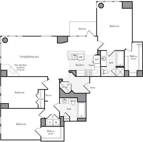 Apartment for rent at 670 Washington St, Boston, MA 02111