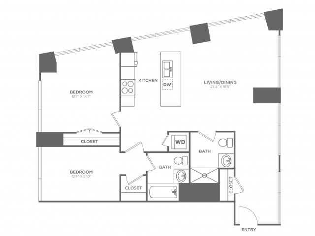Apartment for rent at 32 Water St, Cambridge, MA 02141