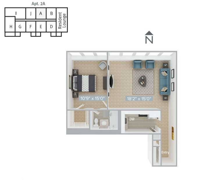 Apartment for rent at 773 Boylston St, Boston, MA 02116
