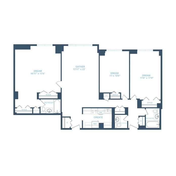Apartment for rent at 81 Saint Alphonsus St, Roxbury Crossing, MA 02120