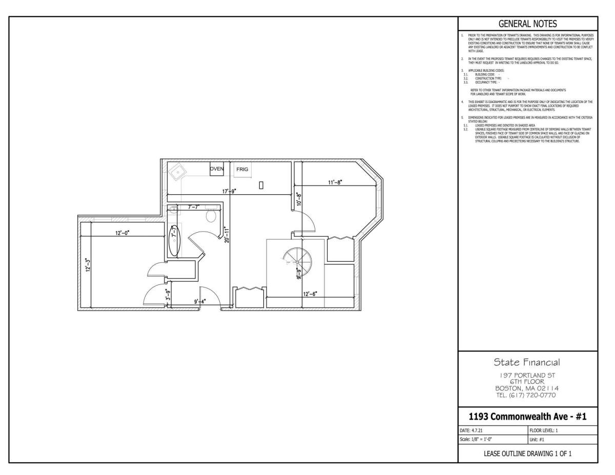 Apartment for rent at 1197 Commonwealth Ave, Allston, MA 02134