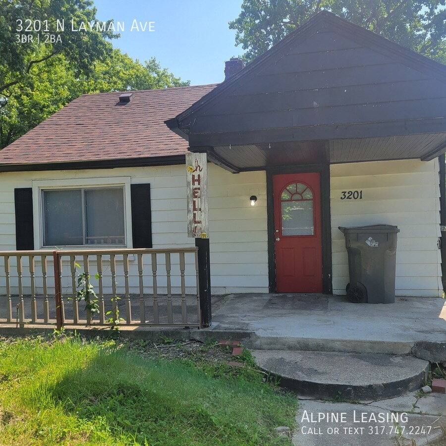House for rent at 3201 N Layman Ave, Indianapolis, IN 46218