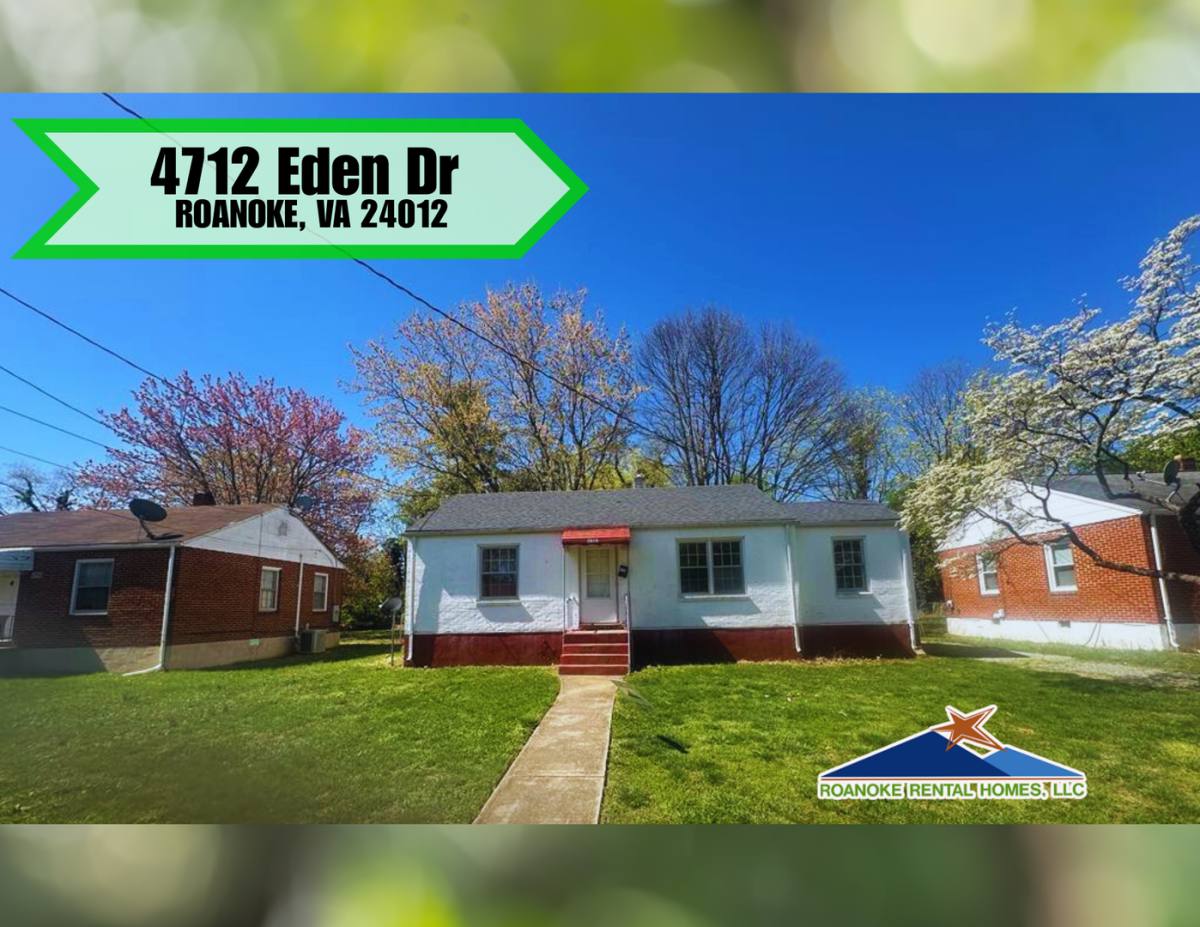 House for rent at 4712 Eden Dr NW, Roanoke, VA 24012