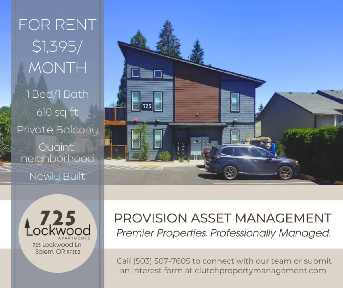 Apartment for rent at 701-725 Lockwood Lane S #725, Salem, OR 97302