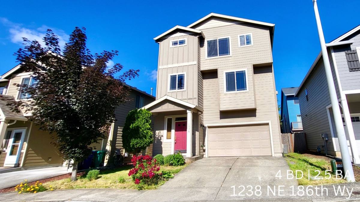 House for rent at 1238 NE 186th Way, Portland, OR 97230