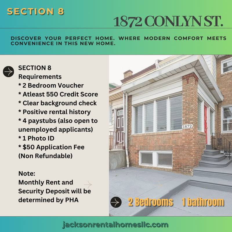 Apartment for rent at 1872 Conlyn St, Philadelphia, PA 19141