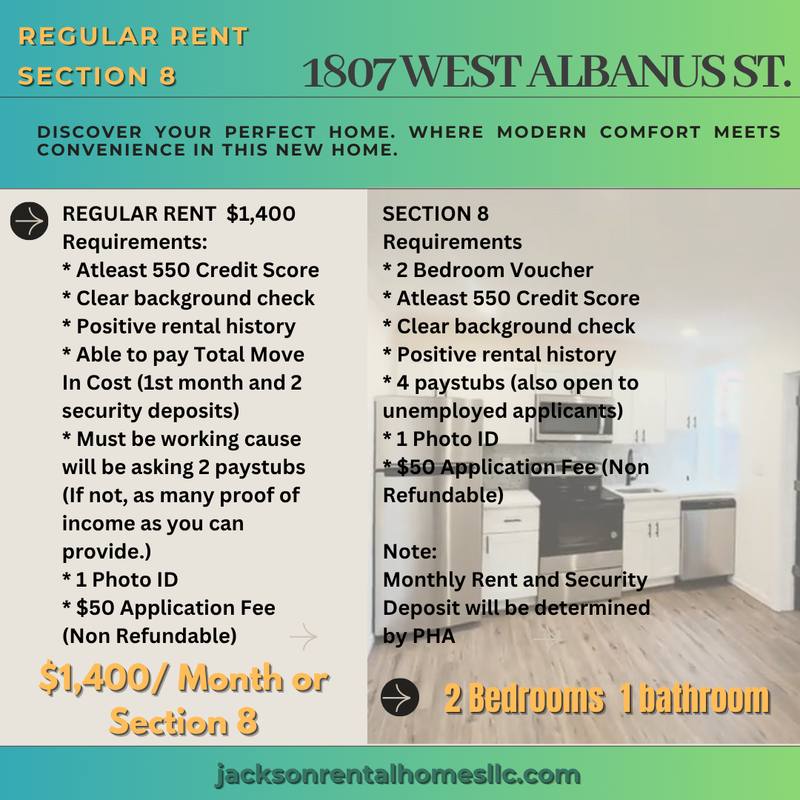 Apartment for rent at 1807 W Albanus St #2, Philadelphia, PA 19141