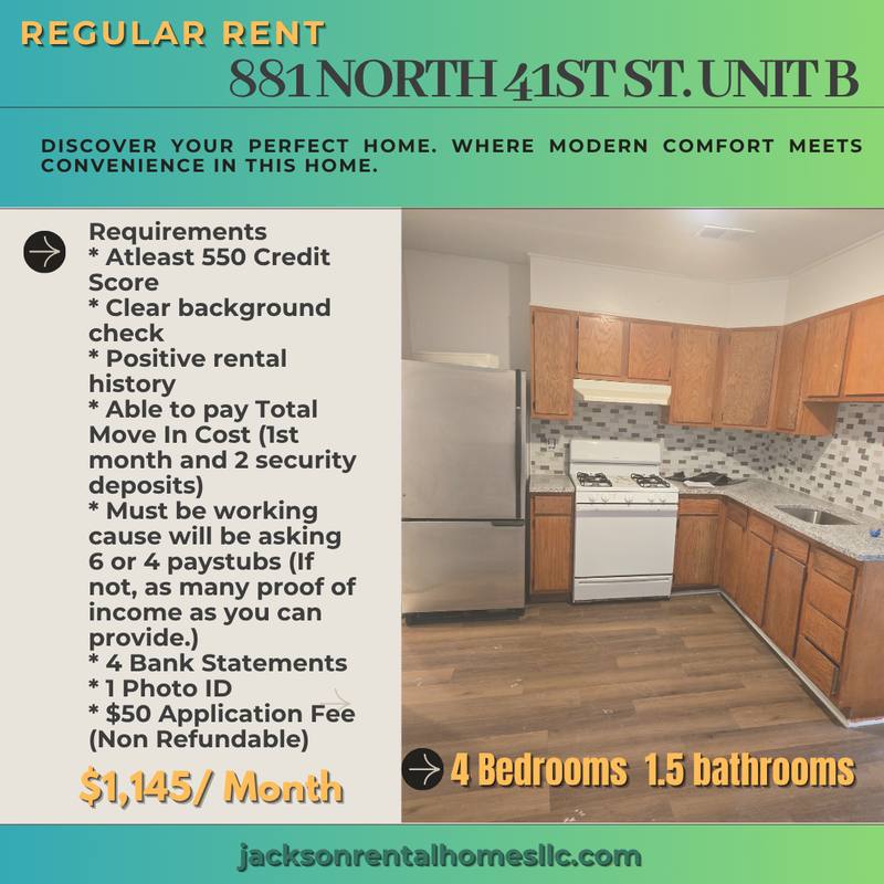 Apartment for rent at 881 N 41st St #B, Philadelphia, PA 19104