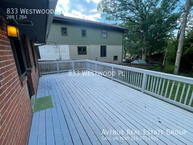 House for rent at 833 Westwood Place, Saint Louis, MO 63122