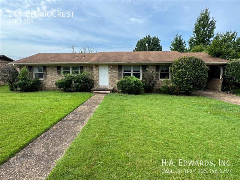 House for rent at 244 Cedar Crest, Tuscaloosa, AL 35401