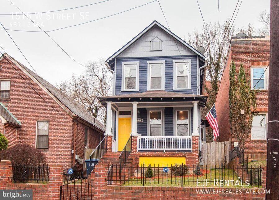 House for rent at 1515 W St SE, Washington, DC 20020