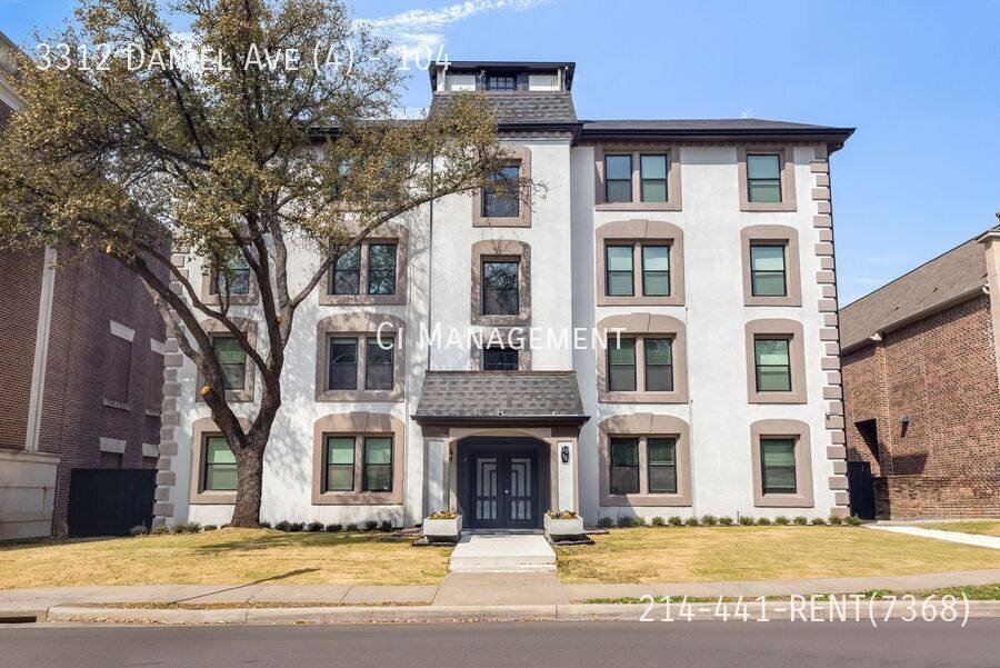 Apartment for rent at 3312 Daniel Ave 4 #104, Dallas, TX 75205