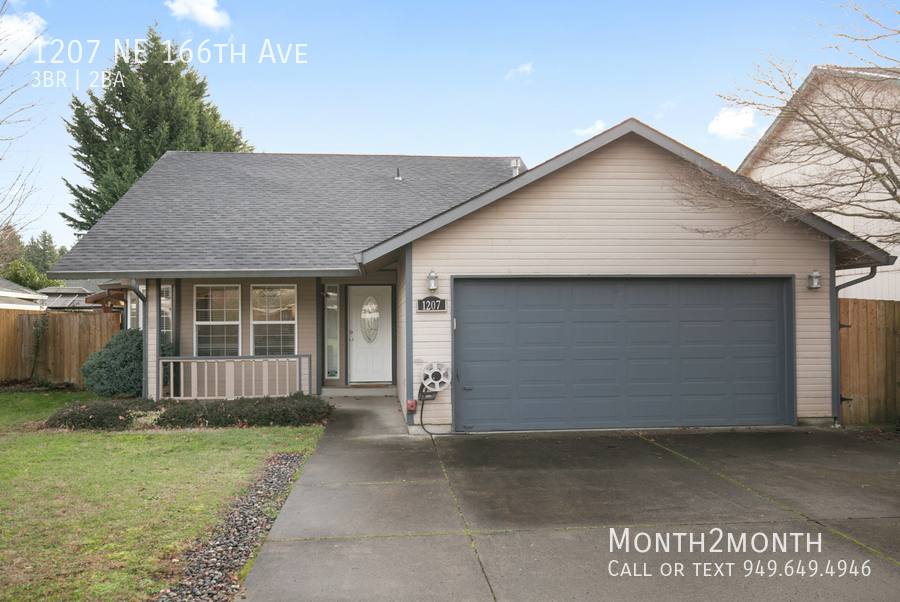House for rent at 1207 NE 166th Ave, Vancouver, WA 98684