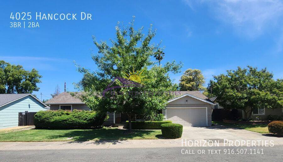 House for rent at 4025 Hancock Dr, Sacramento, CA 95821