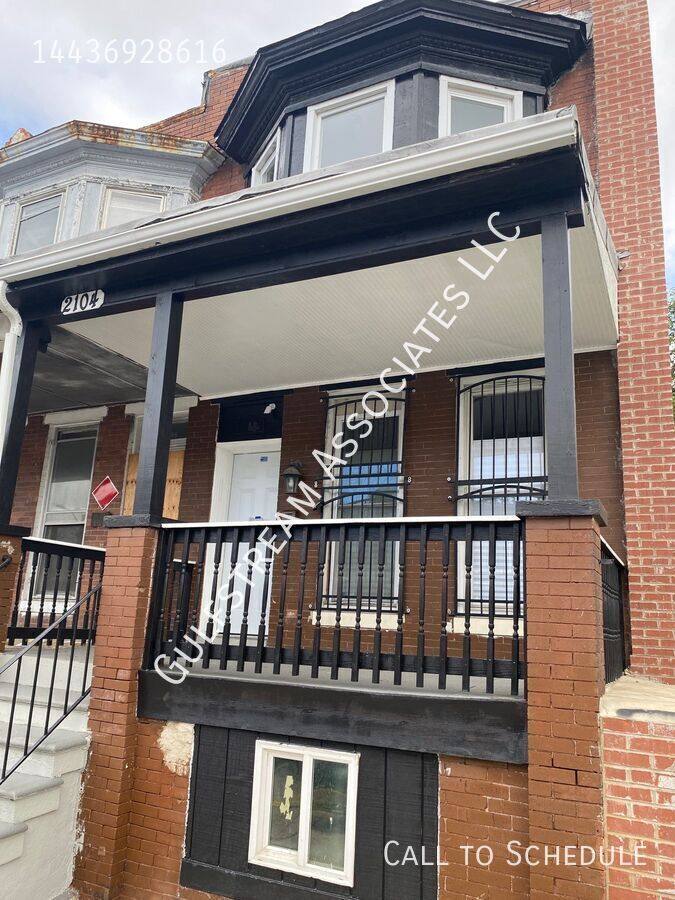 Townhouse for rent at 2104 Westwood Ave, Baltimore, MD 21217