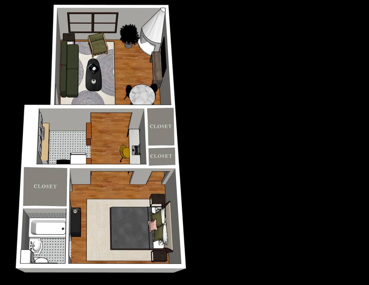 Apartment for rent at 2301 N Walker, Oklahoma City, OK 73103