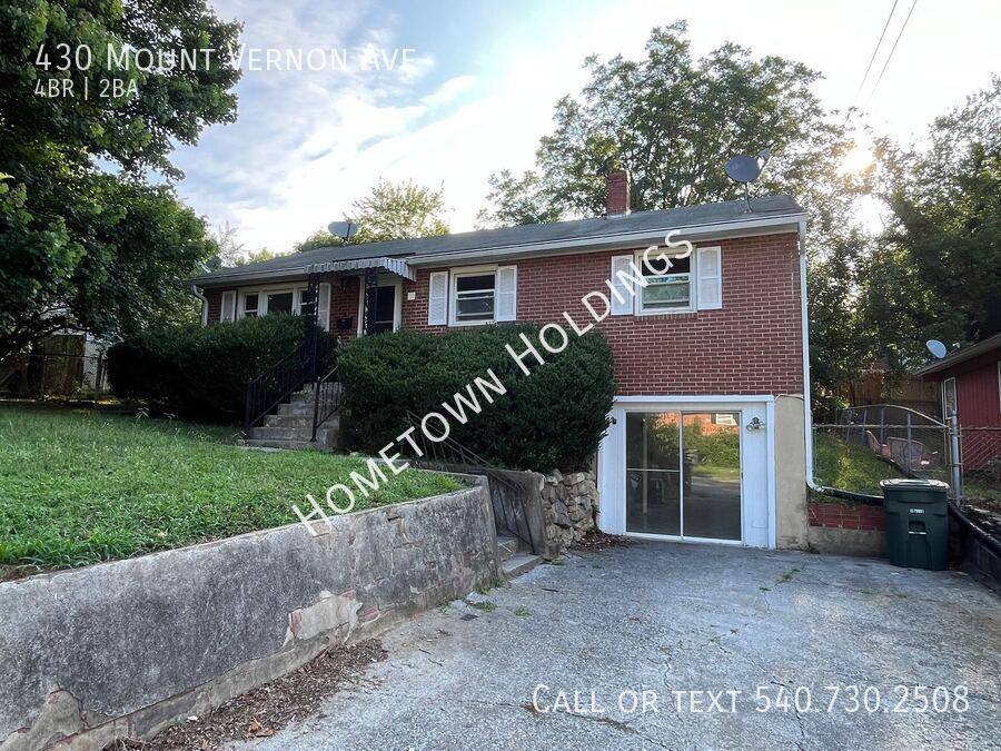 House for rent at 430 Mount Vernon Ave, Salem, VA 24153
