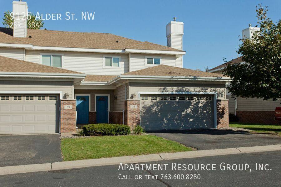 Townhouse for rent at 9125 Alder St NW, Minneapolis, MN 55448
