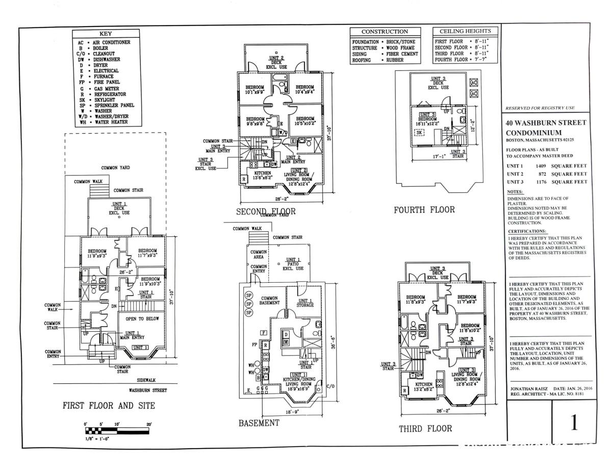 Apartment for rent at 40 Washburn St, Dorchester, MA 02125