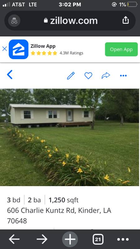 House for rent at 606 Charlie Kuntz Rd, Kinder, LA 70648