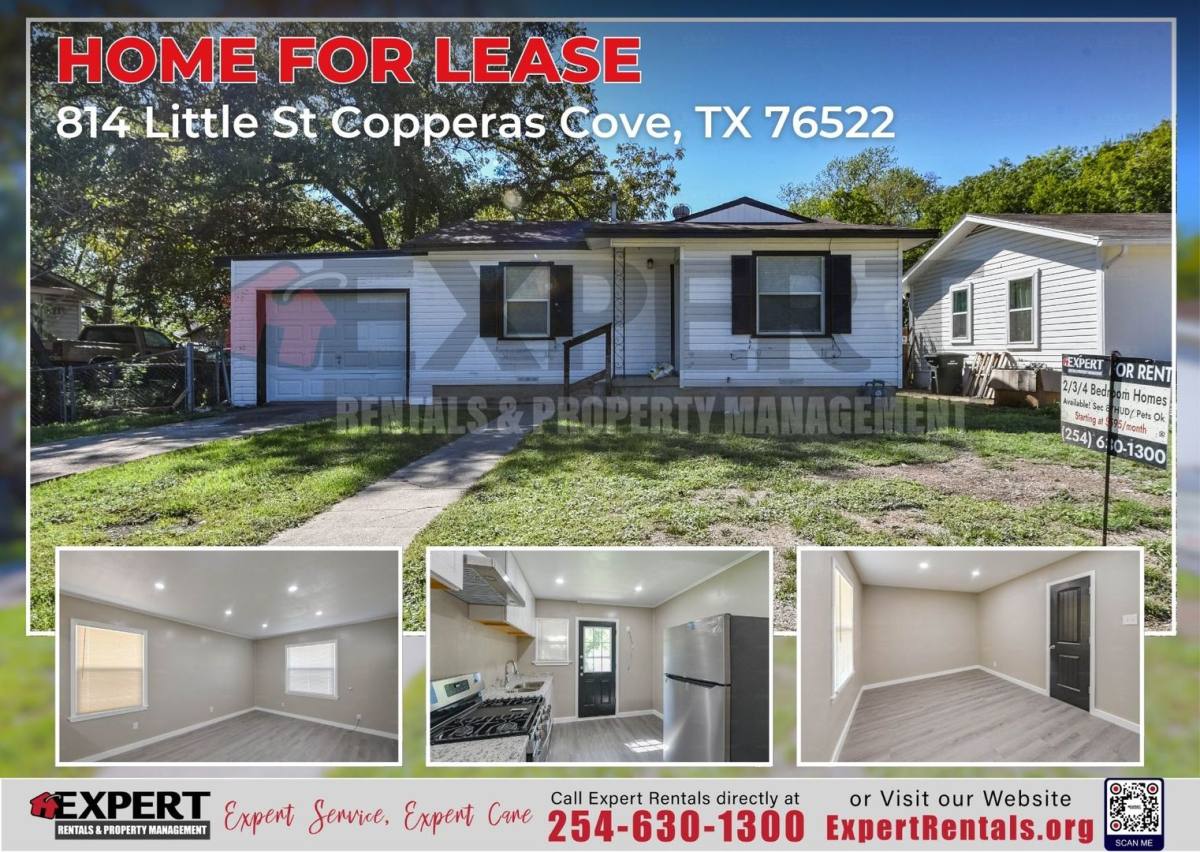 House for rent at 814 Little St, Copperas Cove, TX 76522