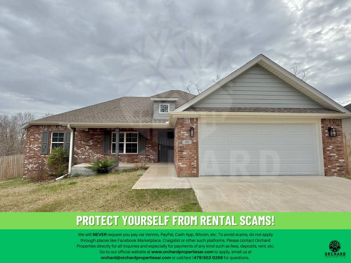 House for rent at 34 Dirleton Dr, Bella Vista, AR 72715