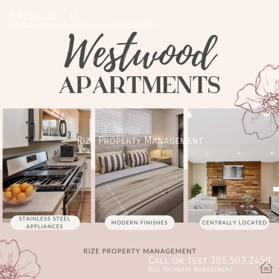 Apartment for rent at 2 Regal St, Salt Lake City, UT 84107