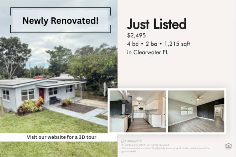 House for rent at 1375 Tuscola St, Clearwater, FL 33756