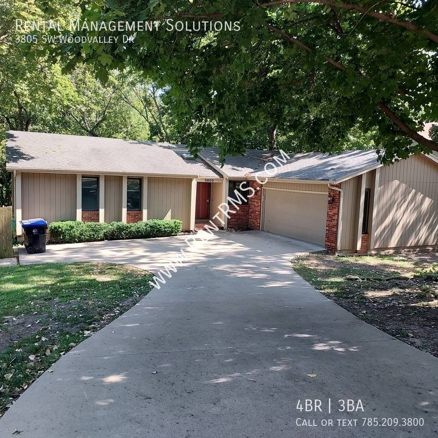 House for rent at 3805 SW Woodvalley Dr, Topeka, KS 66610