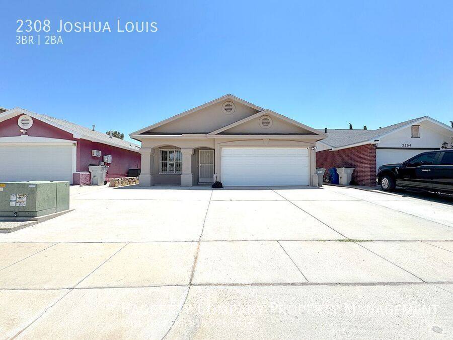 House for rent at 2308 Joshua Louis, El Paso, TX 79938