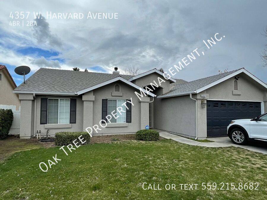 House for rent at 4357 W Harvard Ave, Fresno, CA 93722