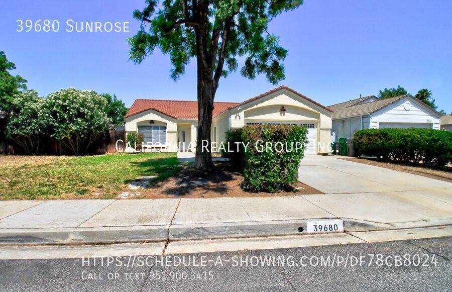 House for rent at 39680 Sunrose, Murrieta, CA 92562