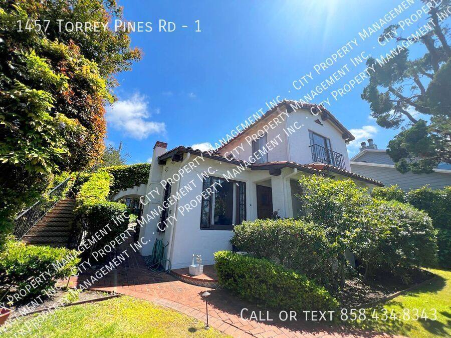 Apartment for rent at 1457 Torrey Pines Rd #1, La Jolla, CA 92037