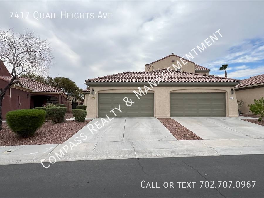 Townhouse for rent at 7417 Quail Heights Ave, Las Vegas, NV 89131