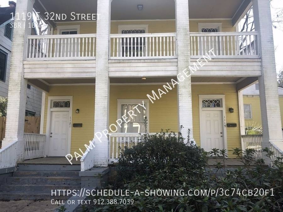 House for rent at 1119 E 32nd St, Savannah, GA 31404