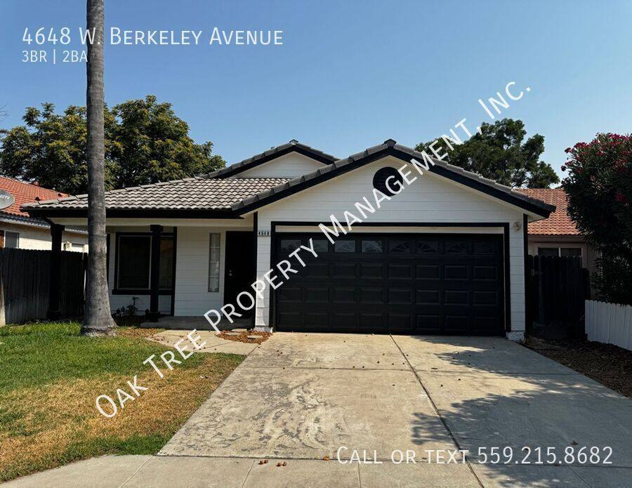 House for rent at 4648 W Berkeley Ave, Fresno, CA 93722
