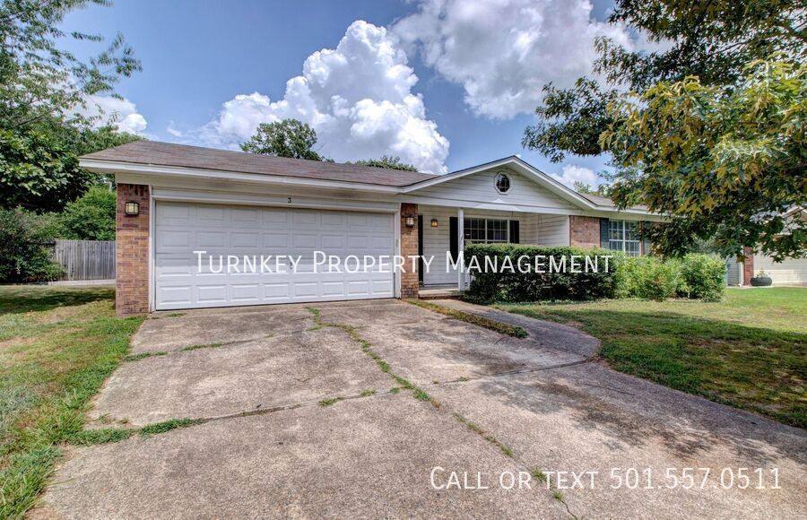 House for rent at 3 Wagon Wheel Court, Little Rock, AR 72211