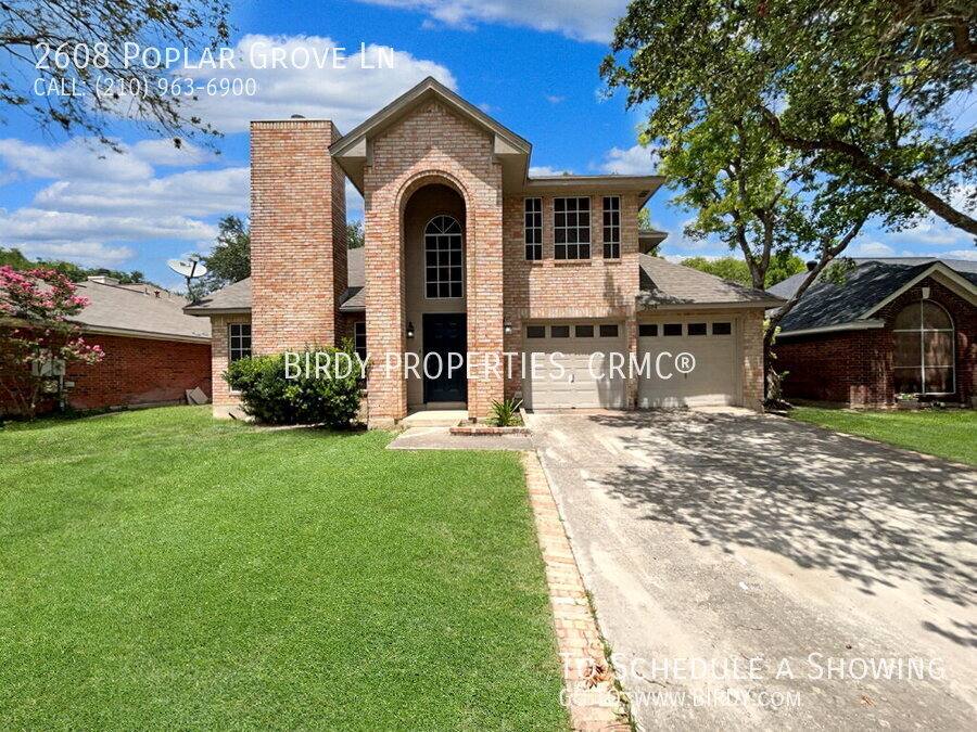 House for rent at 2608 Poplar Grove Lane, Schertz, TX 78154