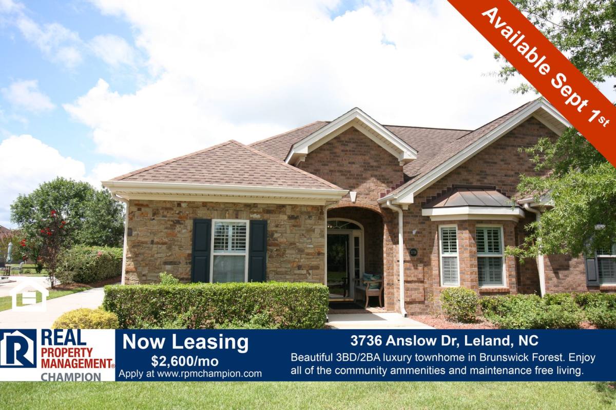 Townhouse for rent at 3736 Anslow Dr, Leland, NC 28451