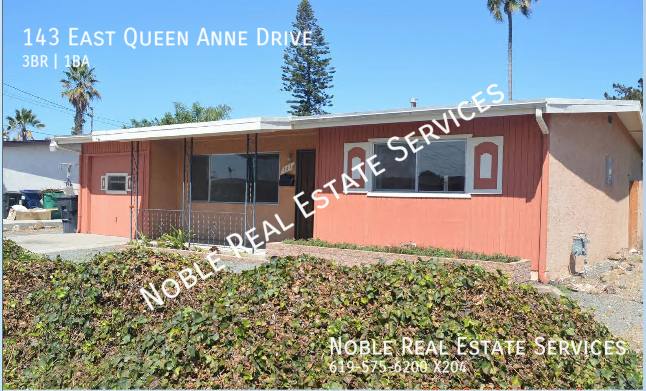 House for rent at 143 E Queen Anne Dr, Chula Vista, CA 91911