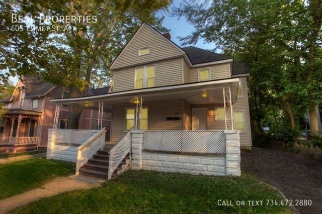 Apartment for rent at 605 Emmet St #1, Ypsilanti, MI 48197