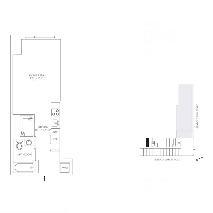 Apartment for rent at 85 Seaport Blvd, Boston, MA 02210