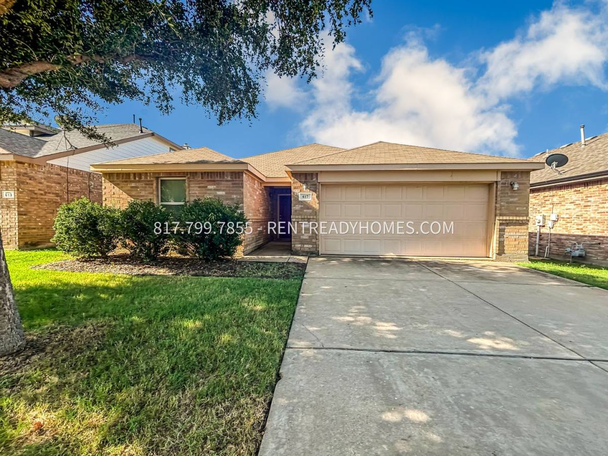 House for rent at 617 Stirrup Bar Dr, Fort Worth, TX 76179