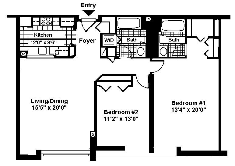 Apartment for rent at 14 Summer St #1205, Malden, MA 02148